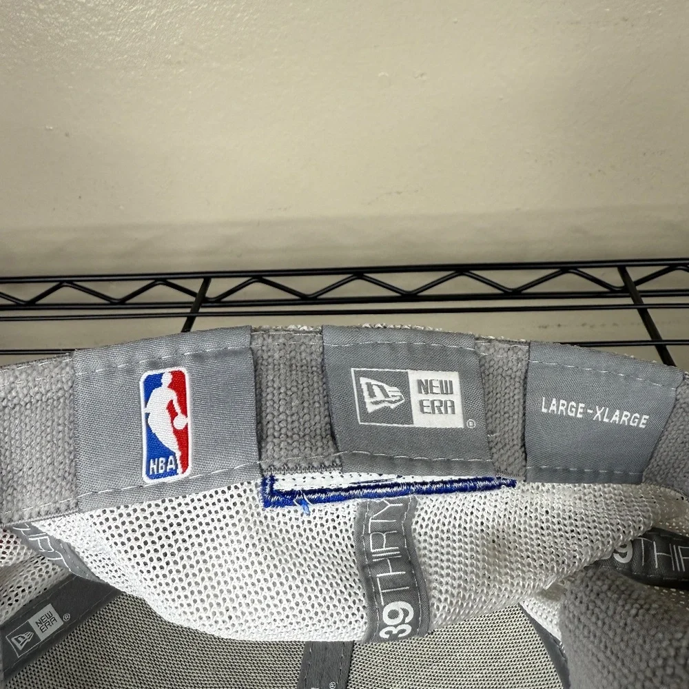 Golden State Warriors Mesh Hat Cap Men's Size XL Gray NBA Basketball NEW ERA GSW